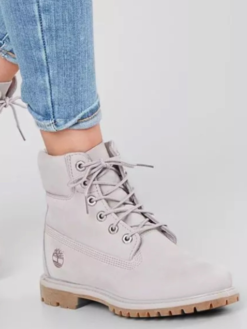 Timberland Lavender Lace-Up Ankle Boots